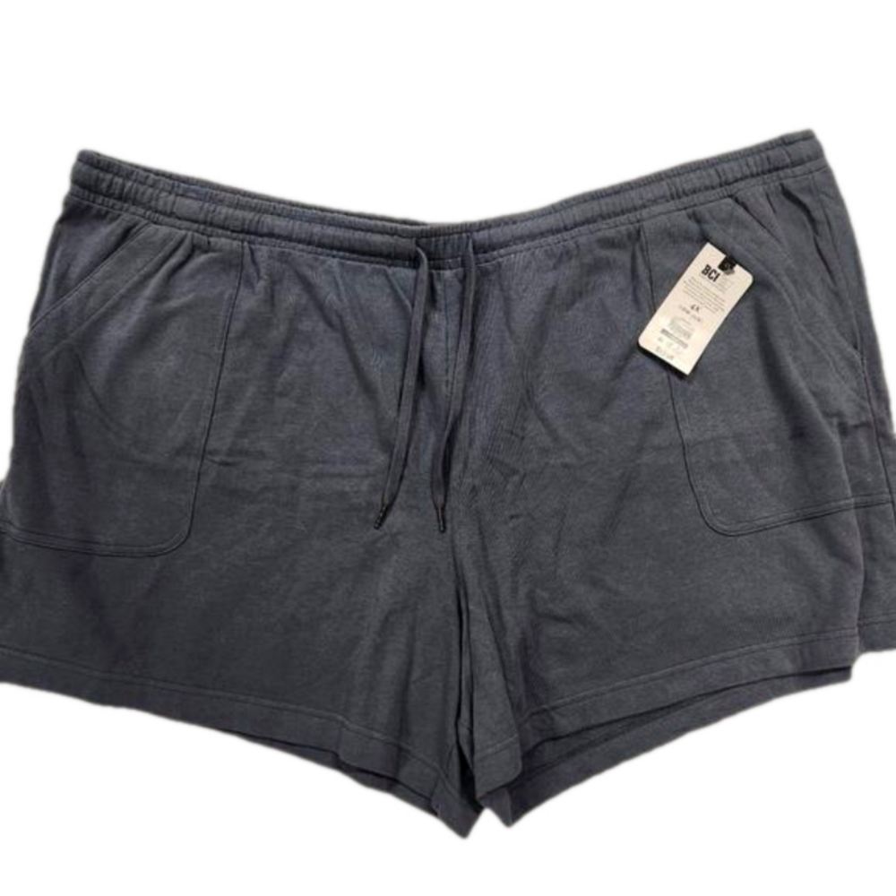 3/$25 terra & sky cotton knit shorts Size 4x (28w-30w) front pockets plus